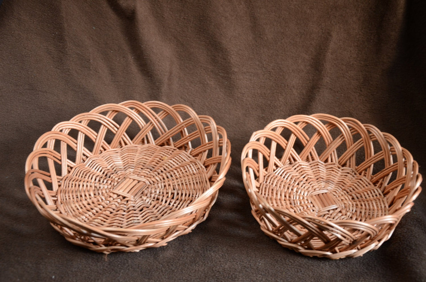 Handwoven Wicker Basket,  Fruit Basket, Bread Basket, Egg Basket, Easter Basket Display Basket, Bohemian Decor, Table Centerpiece Rustic